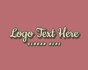 Simple Cursive Company Logo