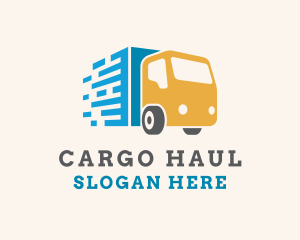 Fast Cargo Delivery  logo design