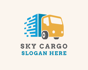 Fast Cargo Delivery  logo design