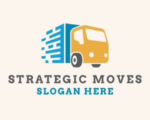 Fast Cargo Delivery  logo design