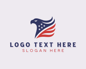 Political - Eagle Bird Patriot logo design