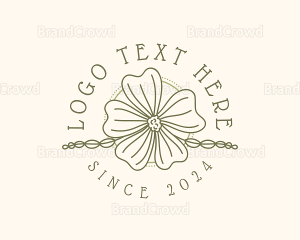 Flower Bloom Floral Logo