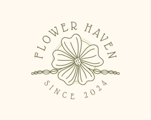 Flower Bloom Floral logo design