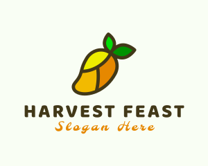 Mango Fruit Mosaic logo design