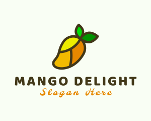 Mango Fruit Mosaic logo design