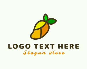Diet - Mango Fruit Mosaic logo design
