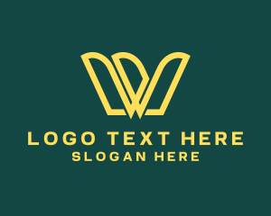 Firm - Modern Tech Firm Letter W logo design