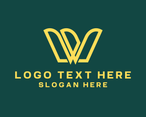 Modern Tech Firm Letter W Logo