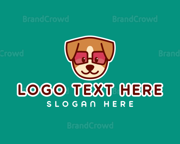 Cute Puppy Avatar Logo