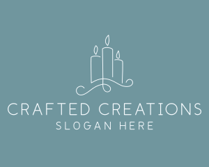 Handmade - Handmade Candle Lighting logo design