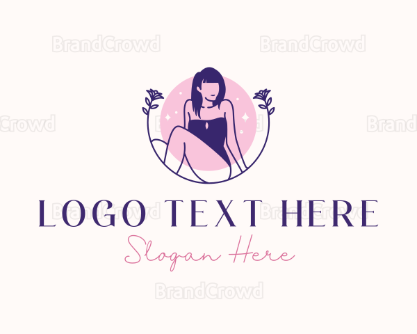 Woman Bikini Beauty Logo