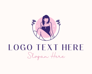 Lingerie - Woman Bikini Beauty logo design