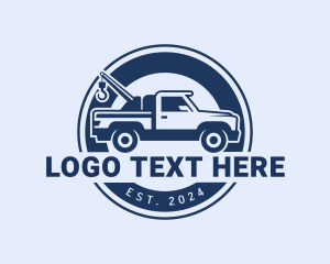 Removalist - Haulage Tow Truck logo design