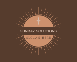 Sunray - Sunray Circle Star logo design