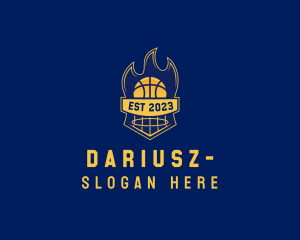 Basketball Sports League Logo