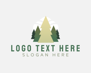 Woods - Woodland Tree Forest logo design