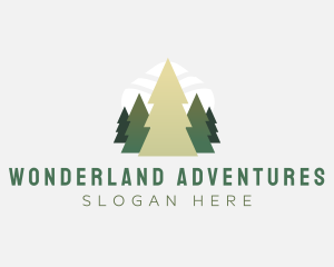 Woodland Tree Forest logo design