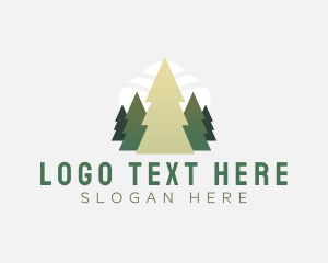 Swamp - Woodland Tree Forest logo design