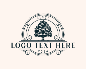 Gardening - Eco Park Tree logo design