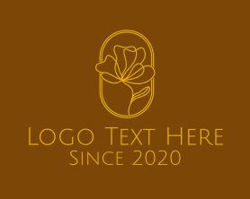 Minimalist - Minimalist Feminine Flower logo design