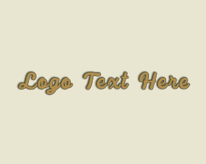 Script Business Brand Logo