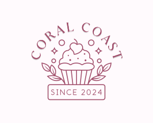 Cupcake Pastry Baker Logo