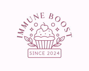 Cupcake Pastry Baker Logo