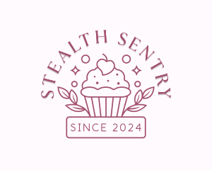 Cupcake Pastry Baker Logo