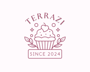 Cupcake Pastry Baker Logo