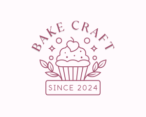 Cupcake Pastry Baker logo design