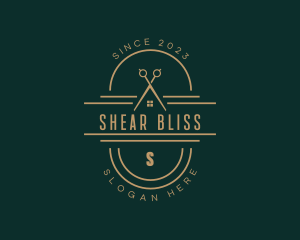 High End Tailor Scissors logo design