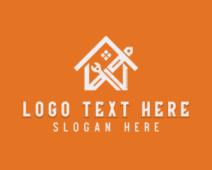 Tools - Renovation Handyman Wrench logo design