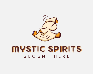 Breakdance Ghost Spirit logo design