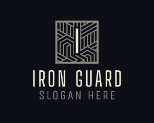 Railing - Wrought Iron Industrial Metalworks logo design