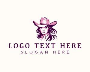 Accessories - Rodeo Cowgirl Hat logo design