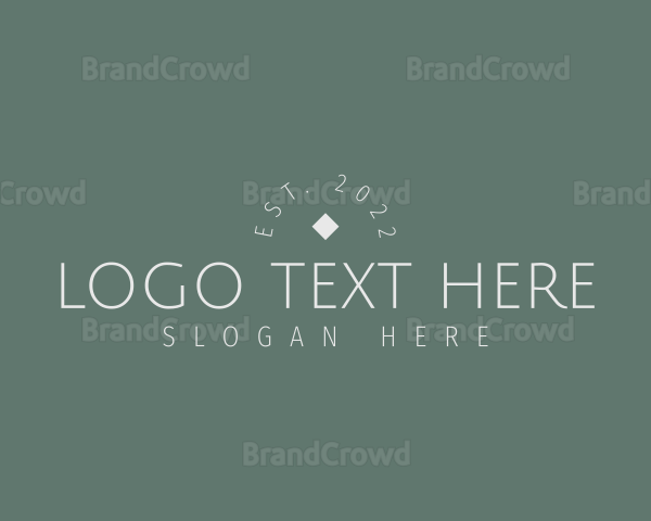 Classy Thin Diamond Logo