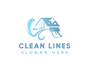 Housekeeping Pressure Washer logo design