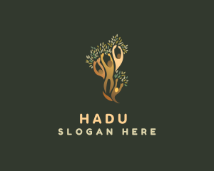 Human - Family Nature Tree logo design