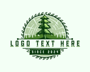 Craft - Pine Timber Saw logo design