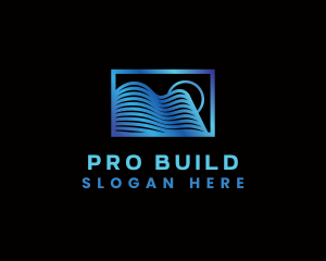 Building Wave Structure logo design