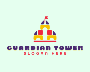 Children Tower Blocks  logo design