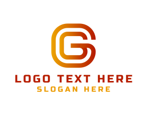 Orange - Startup Professional Company Letter G logo design