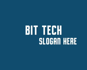 Minimalist Tech Wordmark logo design