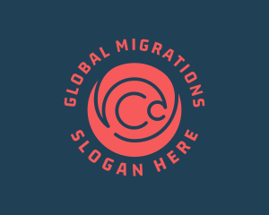 Global Wave Sphere  logo design