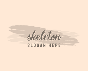 Feminine Watercolor Wordmark Logo