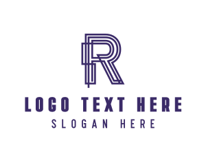 Startup Maze Letter R  Business Logo