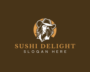 Fashion Cowgirl Western logo design