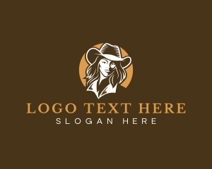 Salon - Fashion Cowgirl Western logo design