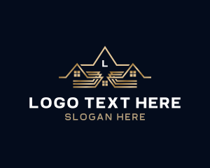 Roof - Roof Abstract Roofing logo design
