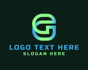 Letter G - 3D Digital Technology Letter G logo design